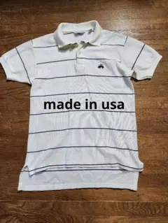 made in usa ブルックスブラザーズ 半袖ポロシャツ　S　US 古着