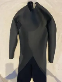 3ミリ　起毛　セミドライ　日本製　オールブラック ロゴなしフルスーツ