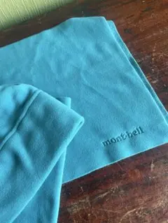 mont-bell フリース帽子とマフラーセット