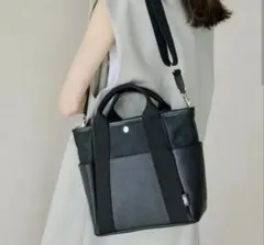 トプカピ 藤本美貴さんコラボ2way ショルダートートバッグ ブラック極