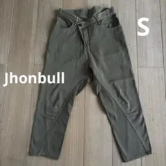 Jhonbull サルエルパンツ　カーキ　S
