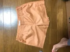 ショートパンツ 薄いオレンジ
