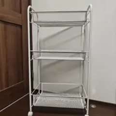 ニトリ　キッチンワゴン　ホワイト　3段