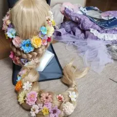ディズニーコスプレ　ラプンツェル風なりきりセット　即購入可⭕️