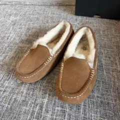 UGG ブラウン アンスレー ストレートモカシン サイズ23cm 即購入可 ✿UGG✿アグ アンスレー モカシン ムートン ブラウン 23cm - メルカリ