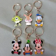 ミッキーフレンズ　キーホルダー６点セット　(バラ売り可)