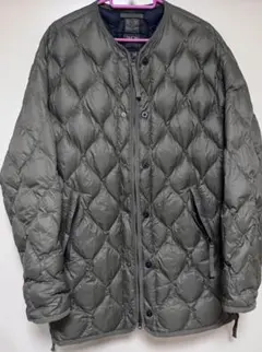 TAION タイオン M65ライナーWジップダウンジャケット ダークオリーブ　L