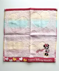 東京ディズニーリゾート ミニー ハンドタオル 未使用