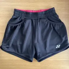 ヨネックス 黒 ショートパンツ ポケット付き