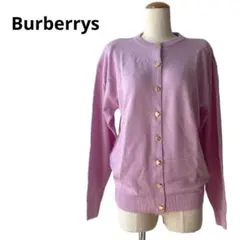 希少　バーバリー　Burberrys カーディガン　ニット　金ボタン　ウール