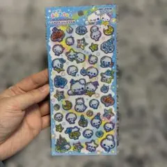 ム*ン様 正規品 ぷくぷくあわわちゃん キャンディグリッターステッカー
