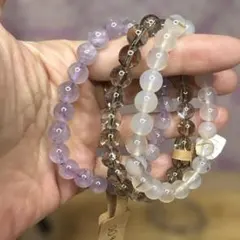 【在庫処分】三本セット⑧パワーストーン