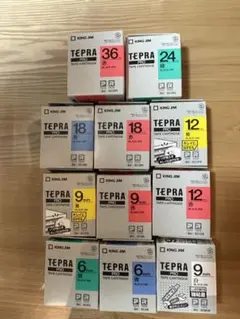 KING JIM TEPRA PRO テープ 6mm〜24mm 21個 - メルカリ