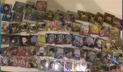 ワンピース、ハンターハンター、ジョジョの奇妙な冒険合計70枚セット、アニメシール