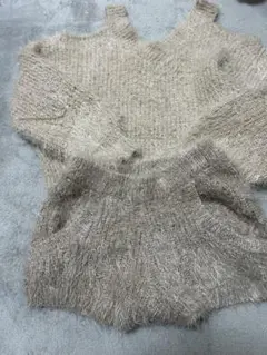 GYDAシャギーニット セット トップス ボトムス