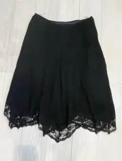 値下げ！大きめサイズ　膝下プリーツロングスカート