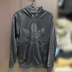 adidas Originals スタッズ付 トラックジャケット 黒のサムネイル