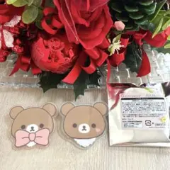 リラッくじ G賞 アクリルバッジ チャイロイコグマ 2個セット