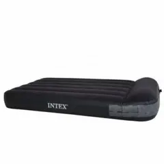 【美品】 INTEX エアベッド シングル 電動ポンプ内蔵 来客 防災 キャンプ
