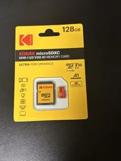 KODAK microSDXC 128GB UHS-I U3 V30 A1