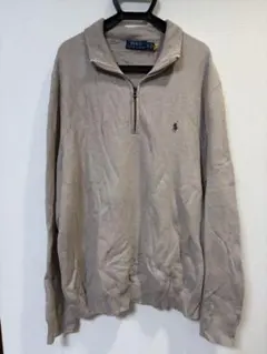 Polo Ralph Lauren ベージュ XL ハーフジップ