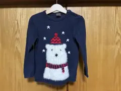 ネイビーセーター