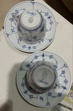 ロイヤルコペンハーゲン ペッパー＆ソルト ブルーフルーテッド - メルカリ