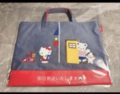 familiar キティちゃん デニムトートバッグ