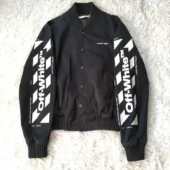 【名作】Off White オフホワイト ボンバージャケット 18ss Off-White】【イタリア製】【アウター】オフホワイト『花柄 ボンバー