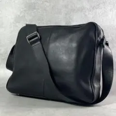 美品 最高級 dunhill レザー ショルダーバッグ ブラック - メルカリ