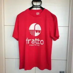 fratto ロゴ Tシャツ 赤