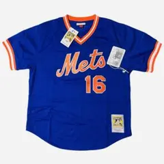 【新品】Mitchell & Ness × NY Mets ジャージ Lのサムネイル