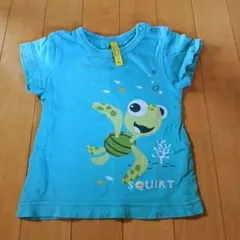 ディズニー　ニモ　スクワート　半袖　tシャツ 　90㎝　キッズ　ベビー　ウミガメのサムネイル