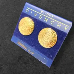 GIVENCHY ジバンシィ ロゴ イヤリング ヴィンテージ ゴールド 1-12