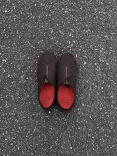 LAND'S END ブラウン キルティング スニーカー