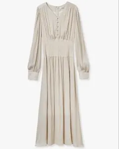 snidelウエストリブロングワンピース