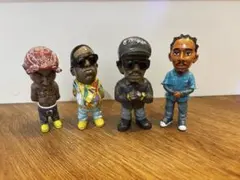 2個セット 2PAC フィギュア 置き物 ヒップホップ ラッパー - メルカリ