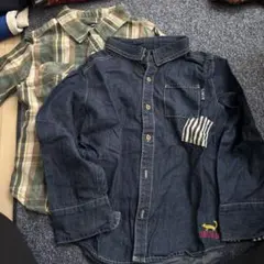 110 長袖シャツ　2枚セット　シップス、フタフタ