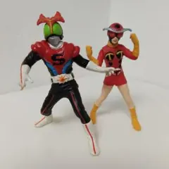 HG仮面ライダー ストロンガー＆ 電波人間タックル フィギュア