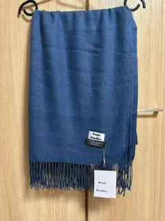 ［極美品］Acne Studios ブルー　マフラー 2025年最新】Acne studios マフラー ブルーの人気アイテム