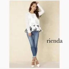 rienda / ロールアップJ/W DENIMパギンスのサムネイル