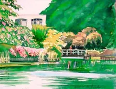 水彩画 静物画 果物 額装 F6号サイズ - メルカリ