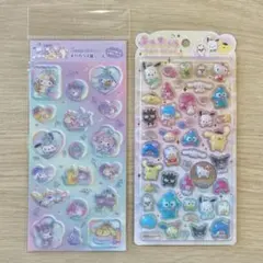 サンリオ うるちゅる サンリオキャラクターズ すりガラス風シール