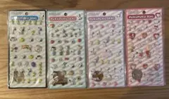 スヌーピー PEANUTS ぷくぷくシール 4枚セット