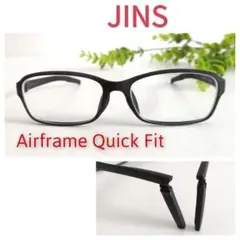 JINS ジンズ Airframe Quick Fit メガネ 眼鏡 ブラック