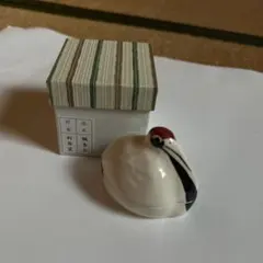 【未使用】仁清写 松鶴の図 利昇窯 加藤利昇 共箱入り 仁清写 松鶴の図 利昇窯 加藤利昇 共箱入り 加藤利昇(三代