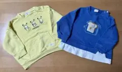 90サイズ トレーナー　2種