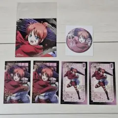 銀魂　神楽　吉原大炎上　クリアシート　スクエアカード　キャラバッジ