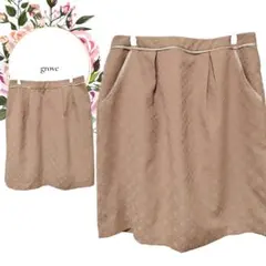 【グローブ】grove♡円形模様スカート【L】脇チャック左右ポケット後ゴムのサムネイル