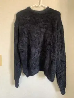 【新品】ふわふわシャギーニット ブラック